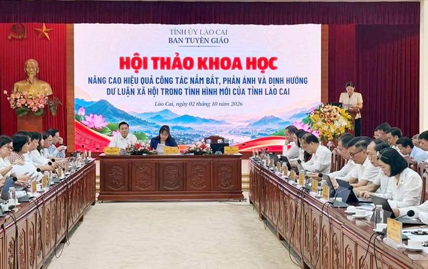 Lào Cai: Nâng cao hiệu quả công tác nắm bắt, phản ánh và định hướng dư luận xã hội

